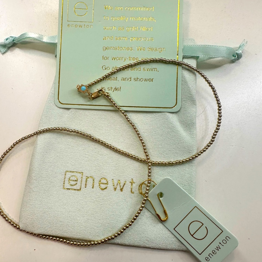 Enewton choker necklace classic gold 2mm bead